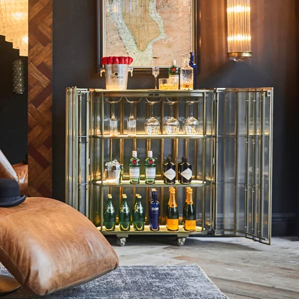 Shimmer Bar Cabinet, Bar Cabinet