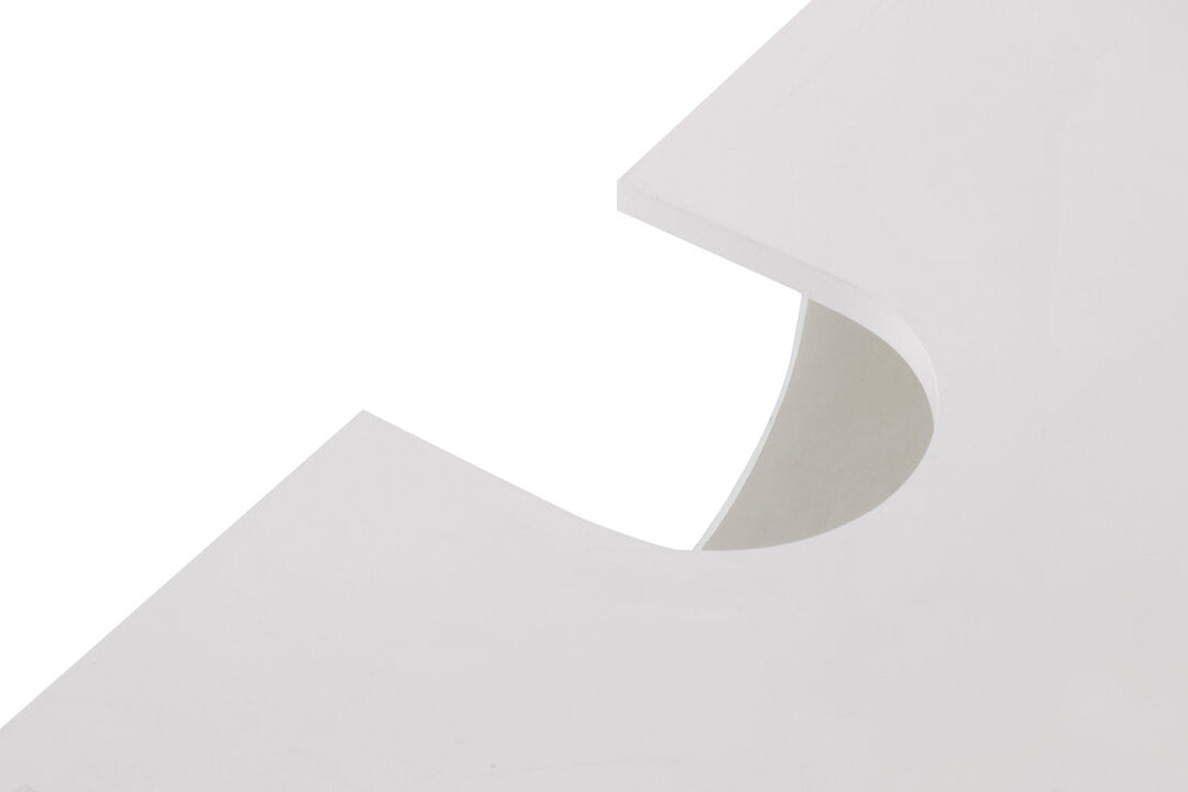 Chickadee White Wood Under Sink Bathroom Cabinet