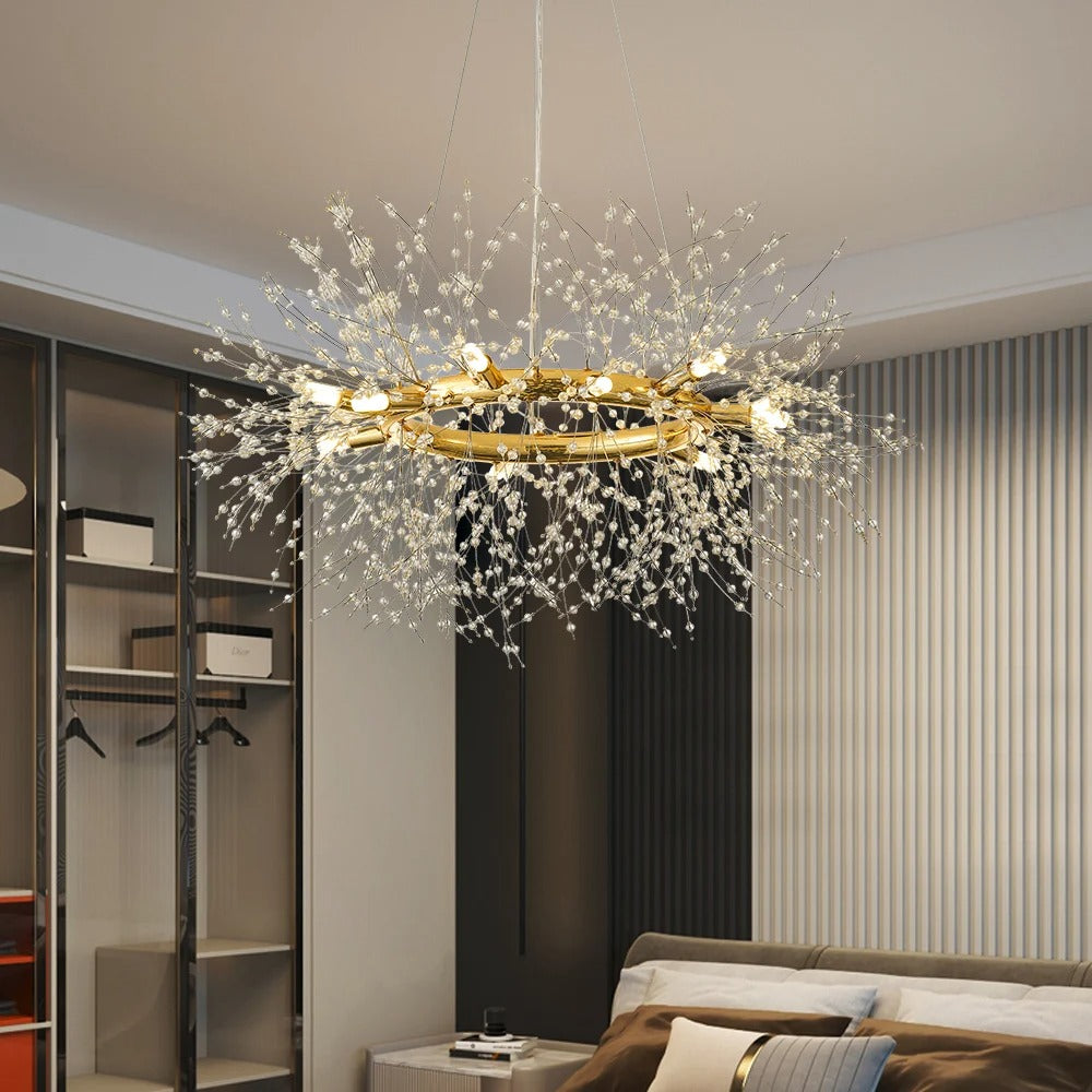 Crystal Firework Sputnik Chandelier