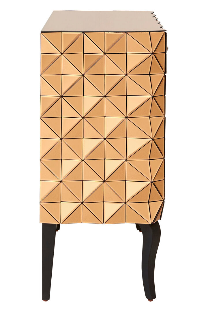 Ibis Copper Finish Cabinet