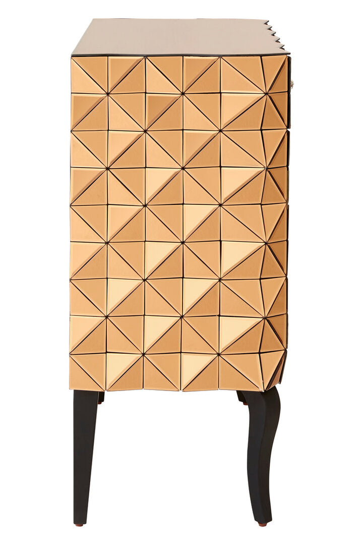 Ibis Copper Finish Cabinet