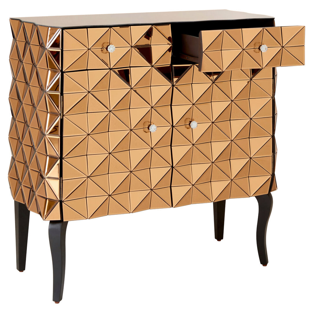 Ibis Copper Finish Cabinet