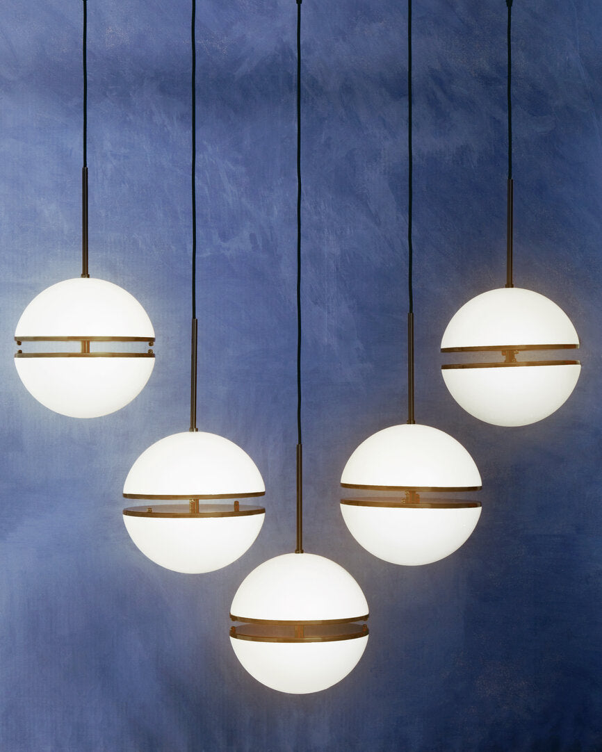 Rio Five Ball Matte Black Pendant Light