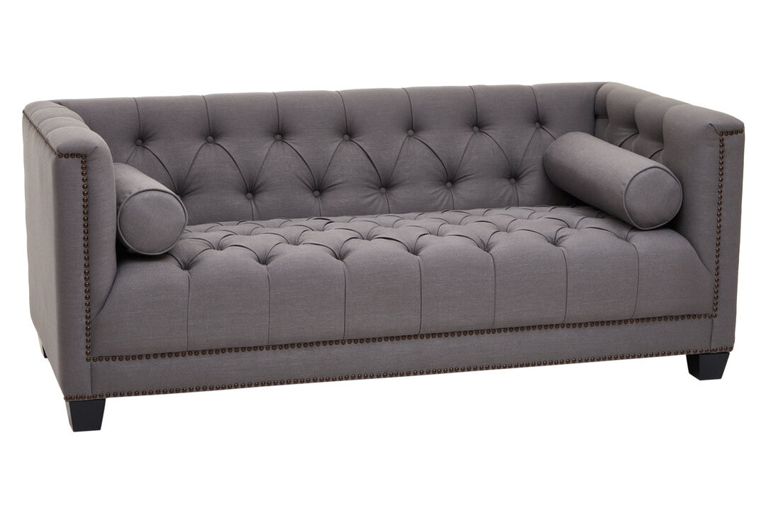 Surina 2 Seat Grey Fabric Sofa
