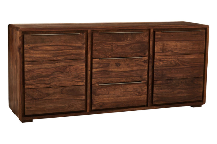 Woodpecker Two Door Three Drawer Sheesham And Acacia Sideboard