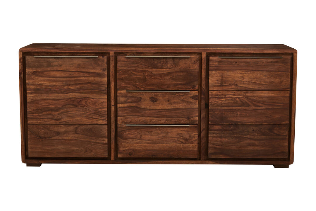 Woodpecker Two Door Three Drawer Sheesham And Acacia Sideboard