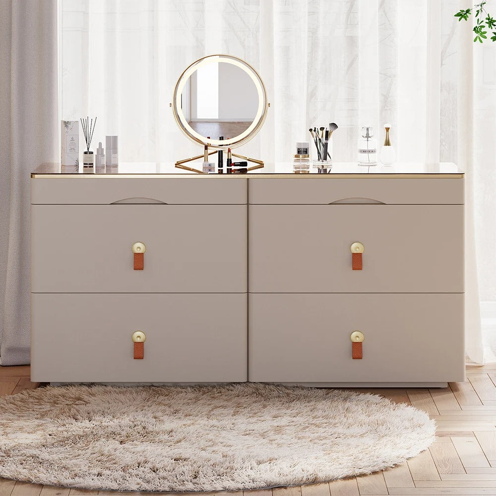 white christmas dresses Luxury Antique Silver Champagne Finish Dresser W Mirror Storage Space Drawers Bedroom Furniture Antique Silver Bedroom Contemporary,Industrial,Modern,