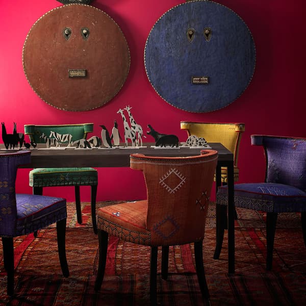 Vincent Dining Chair Moroccan, Dining Chair, Orange