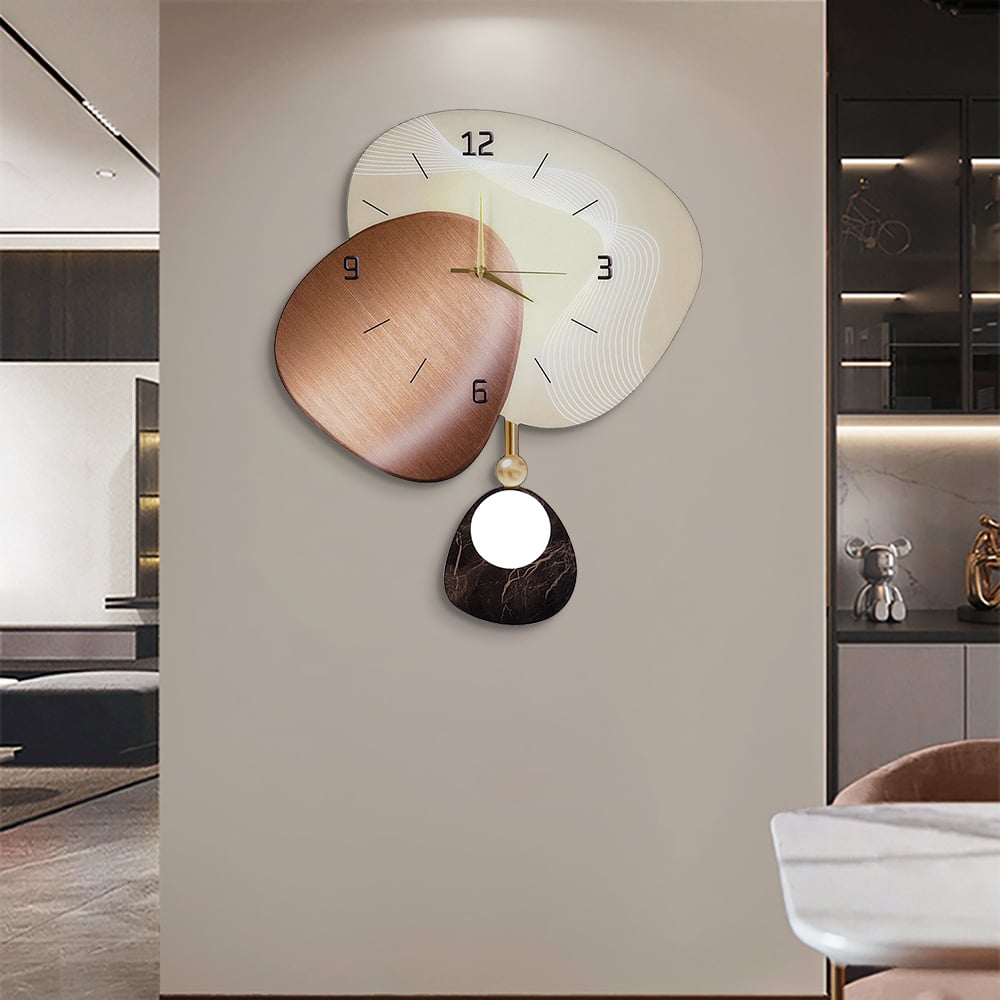 Abstract Geometric Silent Wall Clock 600mm