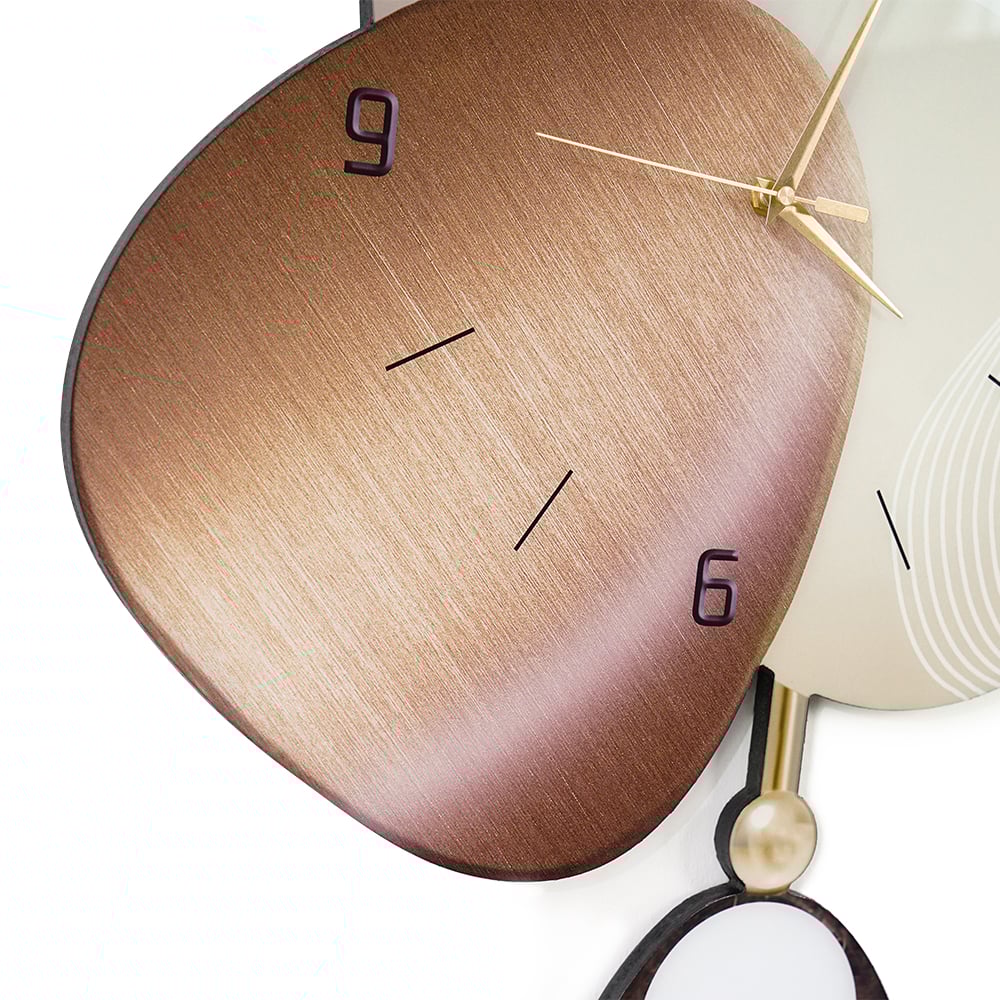 Abstract Geometric Silent Wall Clock 600mm