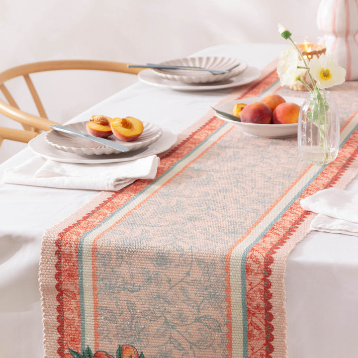ANEMONE PEACHES 180X35 TABLE RUNNER MULTI