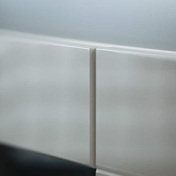 Orchid Grey And White Gloss 2 Door / 4 Drawer Sideboard With Lights