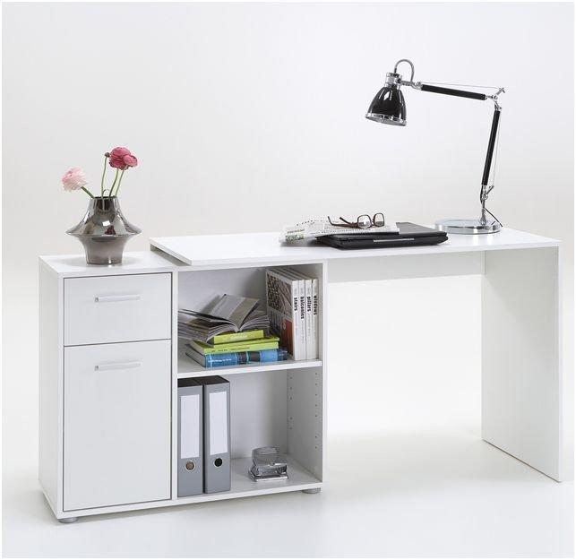 Marigold Corner Adjustable Desk White