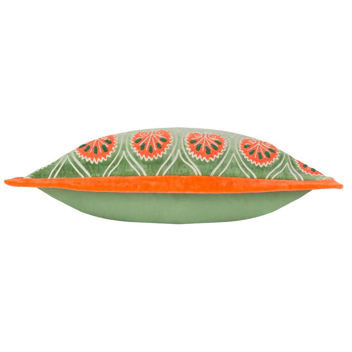 CASA CUSHION PERIDOT/ORANGE