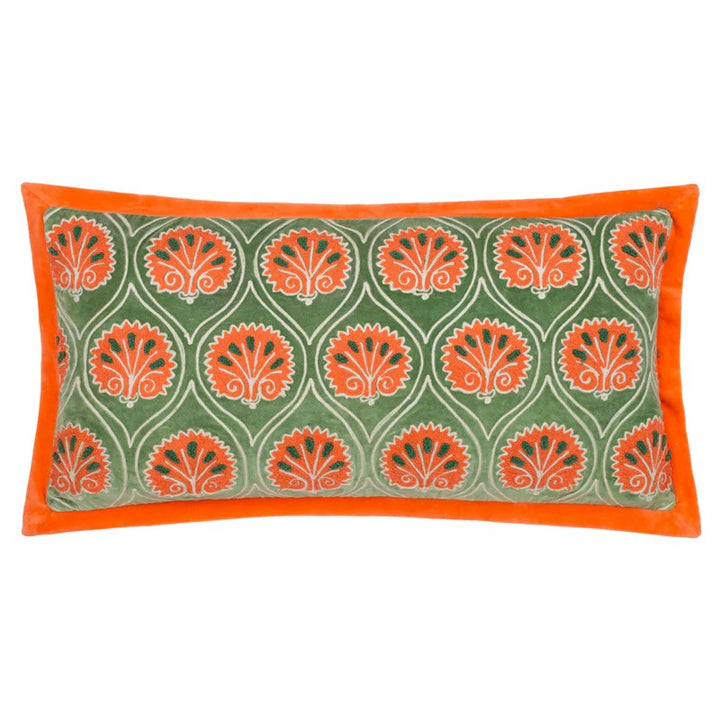 CASA CUSHION PERIDOT/ORANGE