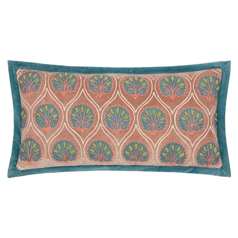 CASA CUSHION ROSE/FRENCH BLUE
