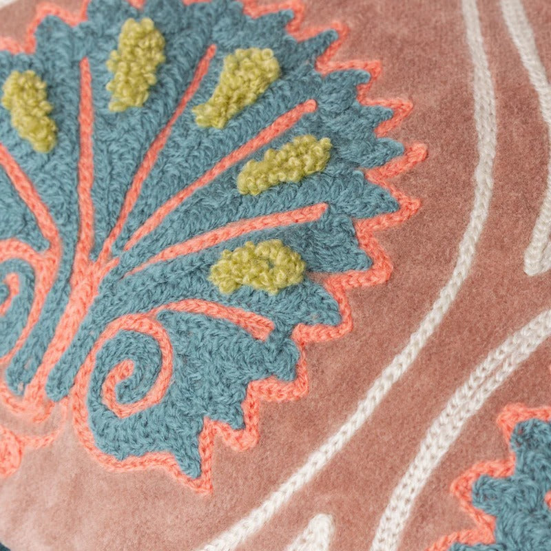 CASA CUSHION ROSE/FRENCH BLUE