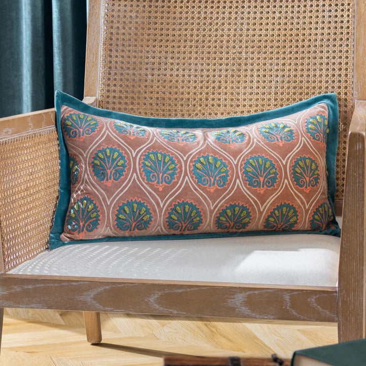 CASA CUSHION ROSE/FRENCH BLUE