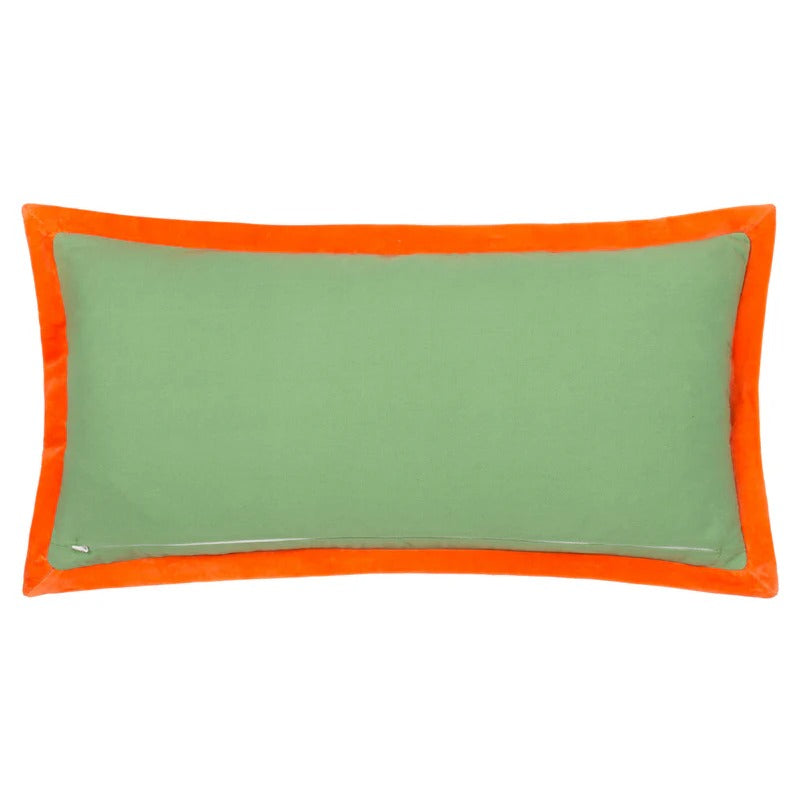 CASA CUSHION PERIDOT/ORANGE