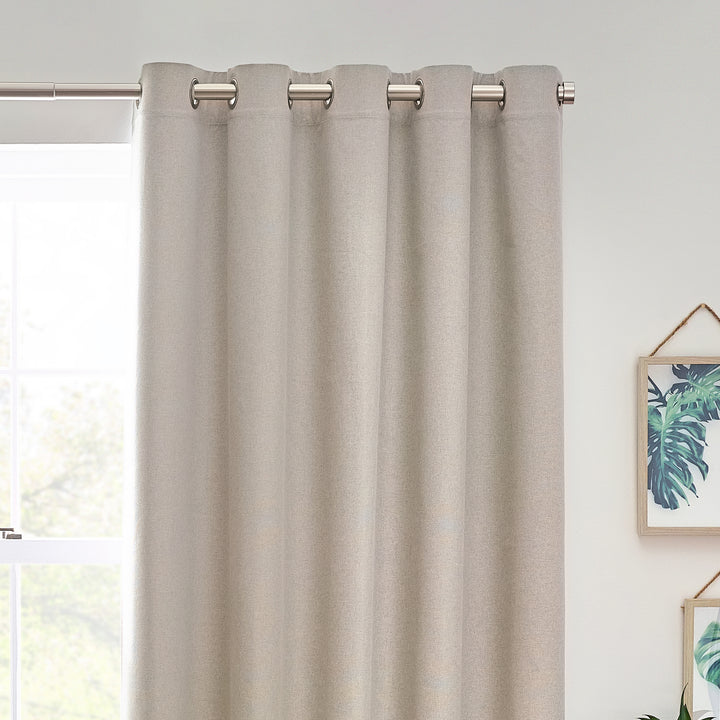 DAWN 117X183 EYELET CURTAIN LINEN