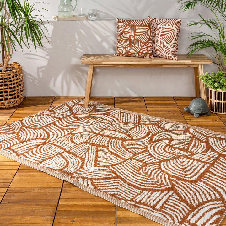 DUNES 120X180 OUTDOOR RUG BRICK