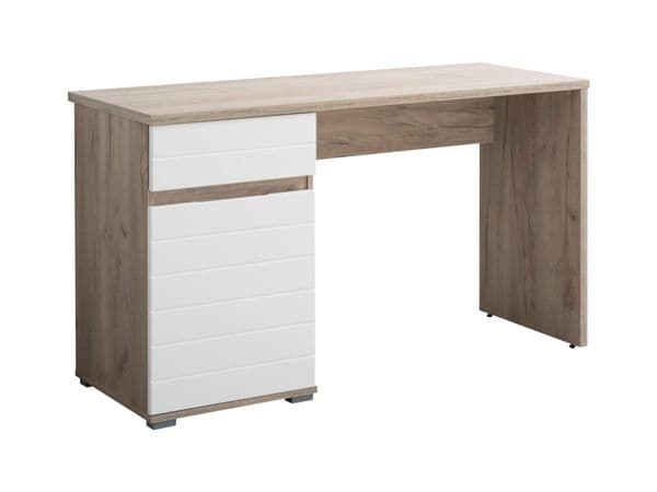 Tulip Oak and White Gloss Desk