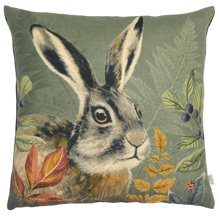 FOREST HARE PROFILE 43X43 CUSHION COVER GREY