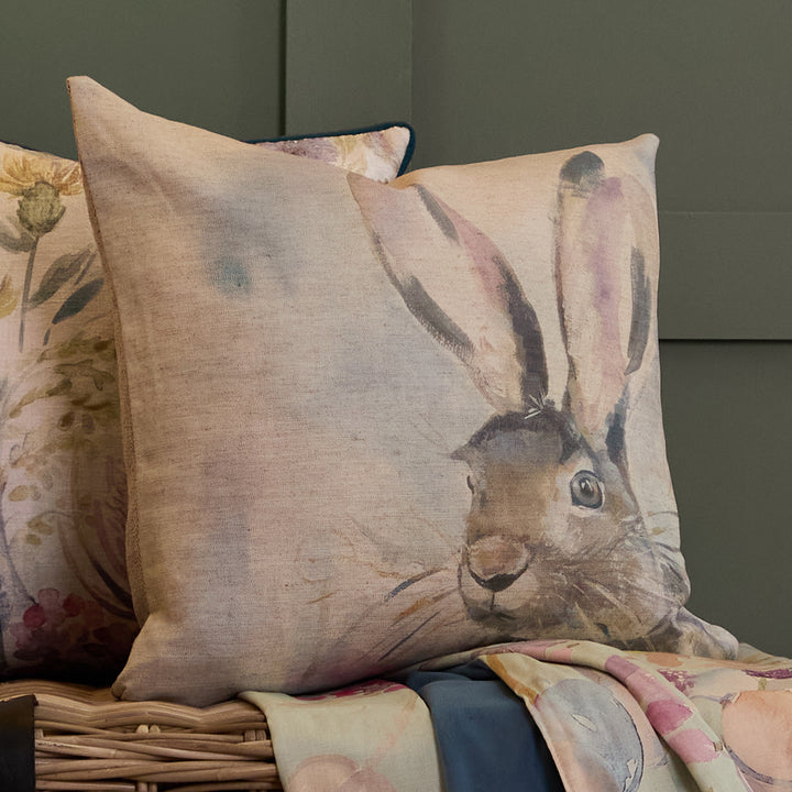 HARRIET HARE 50X50 CUSHION CASE MULTI