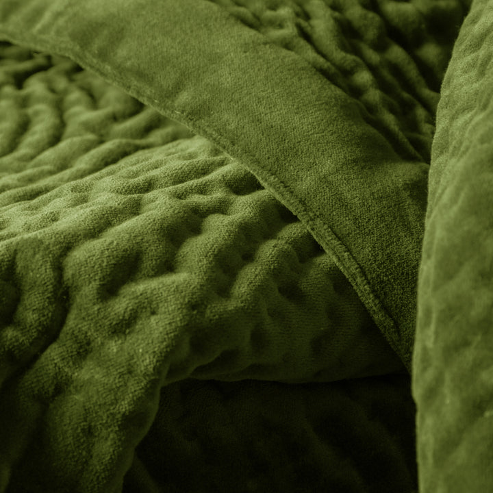 HAZE VELVET 140X220 THROW GRASS