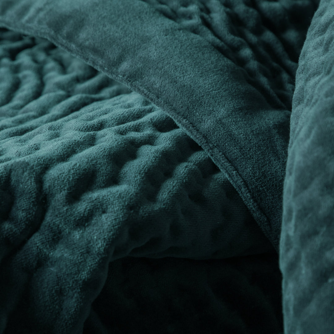 HAZE VELVET 140X220 THROW OCEAN