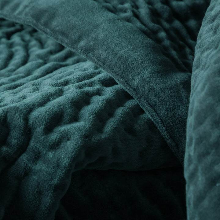 HAZE VELVET 140X220 THROW OCEAN