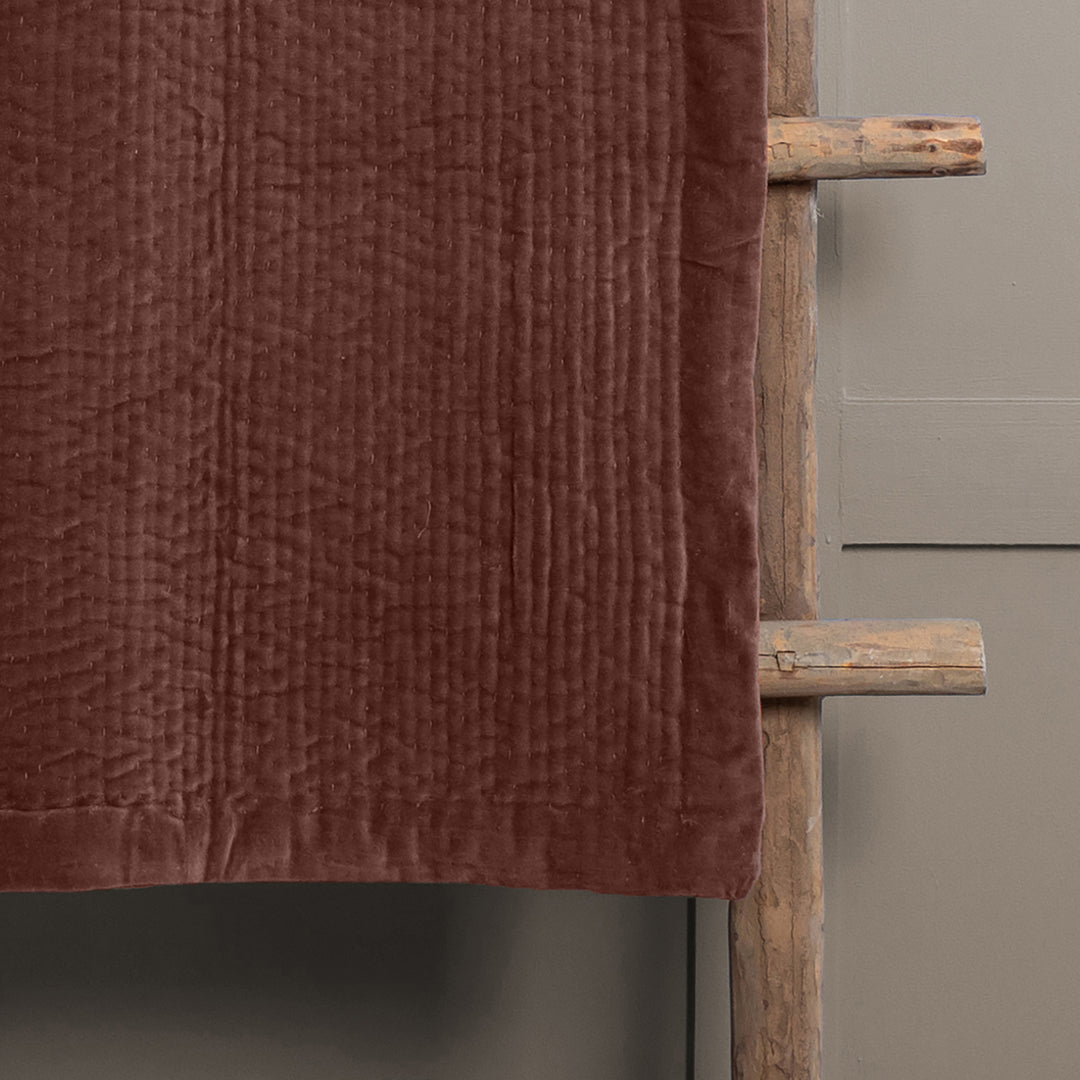 HAZE VELVET 140X220 THROW PERSIMMON