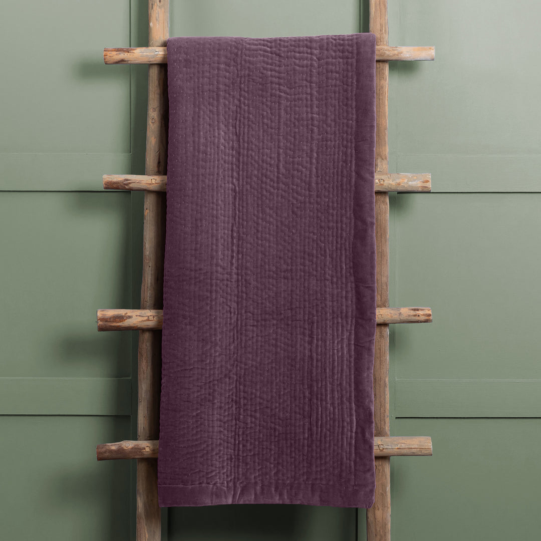 HAZE VELVET 140X220 THROW PLUM