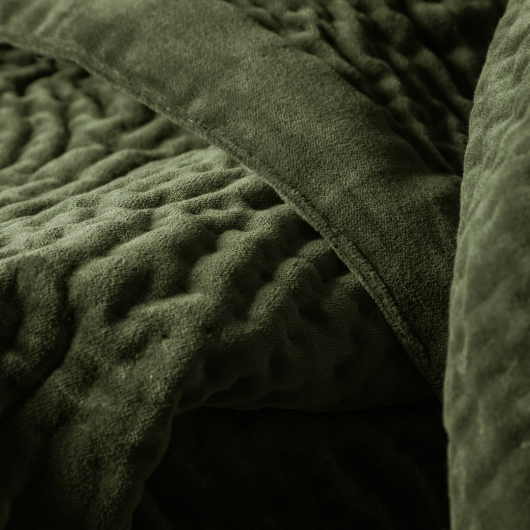 HAZE VELVET 140X220 THROW SAGE