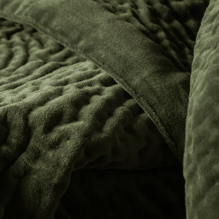 HAZE VELVET 140X220 THROW SAGE