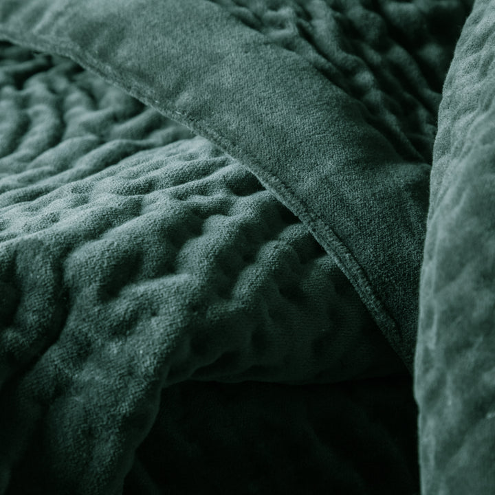 HAZE VELVET 140X220 THROW SEAFOAM