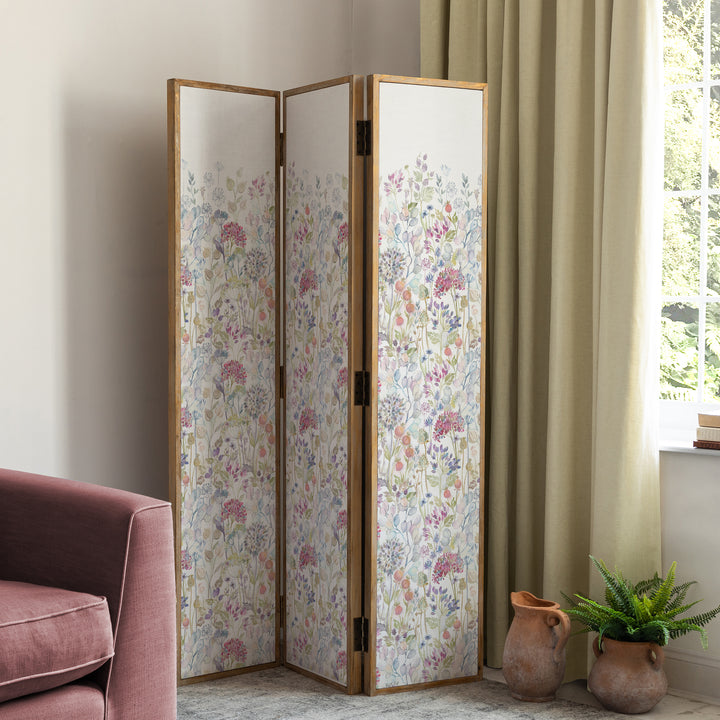ANTIQUE GREY ROOM DIVIDER HEDGEROW WHITE