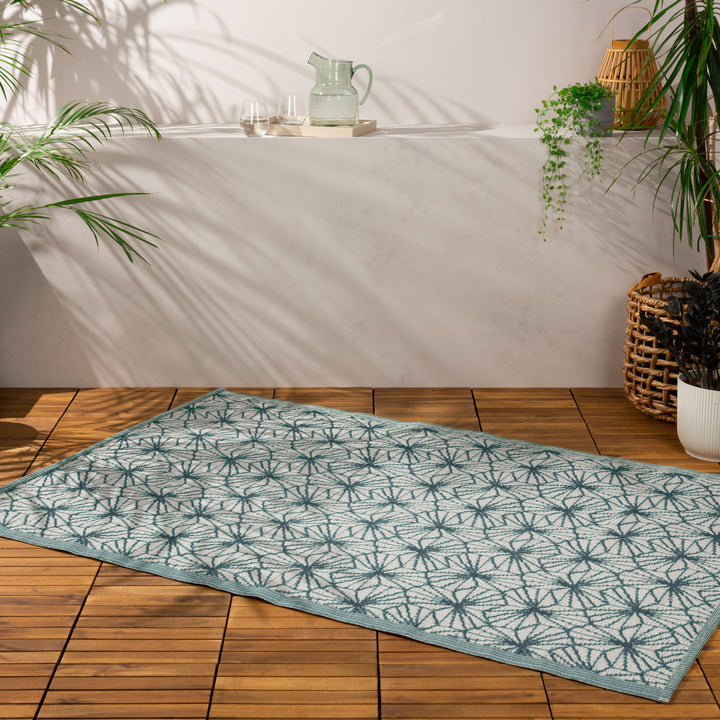 HEXA 120X180 OUTDOOR RUG GREEN