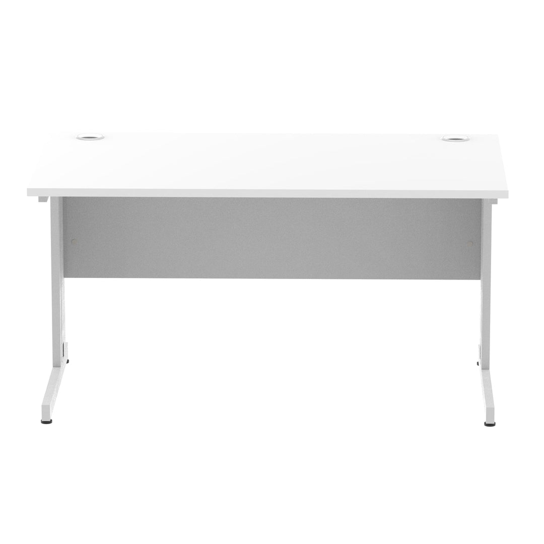 Impulse 1400mm Straight Desk Cable Managed Leg