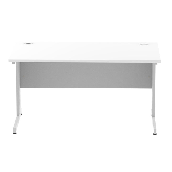 Impulse 1400mm Straight Desk Cable Managed Leg