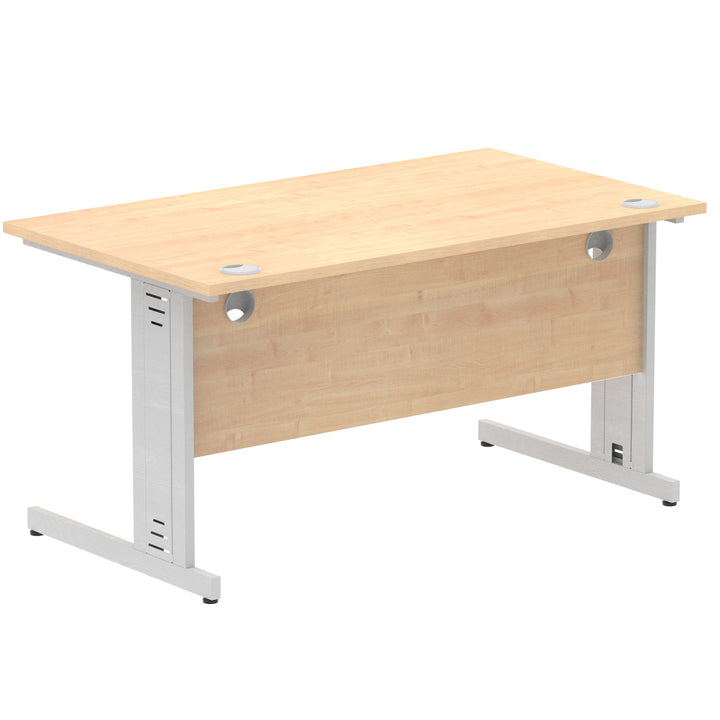 Impulse 1400mm Straight Desk Cable Managed Leg