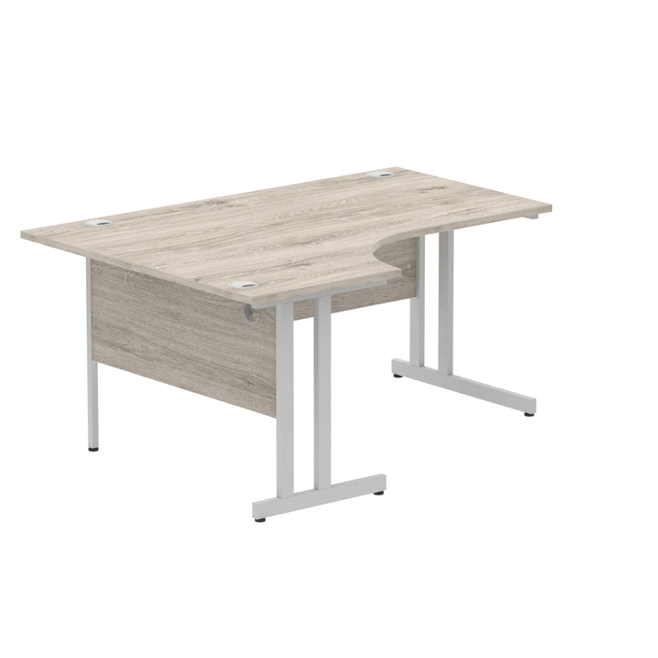 Impulse 1600mm Left Crescent Desk Cable Managed Leg