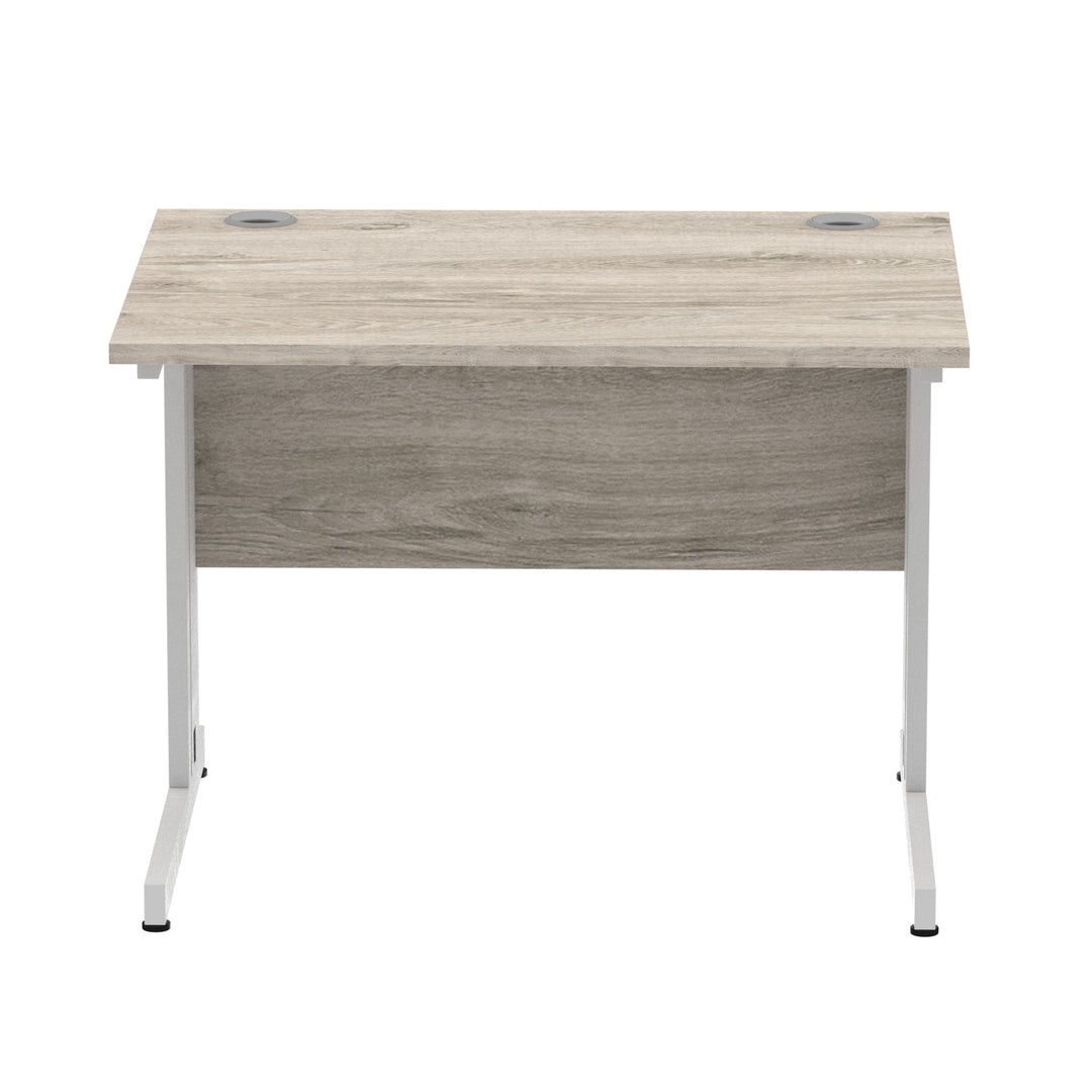 Impulse 1000mm Straight Desk Cable Managed Leg