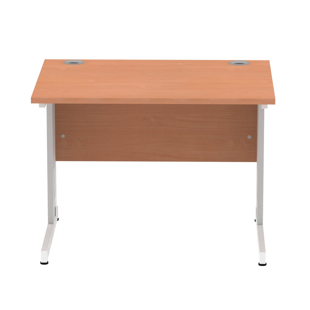 Impulse 1000mm Straight Desk Cable Managed Leg