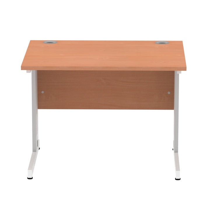 Impulse 1000mm Straight Desk Cable Managed Leg