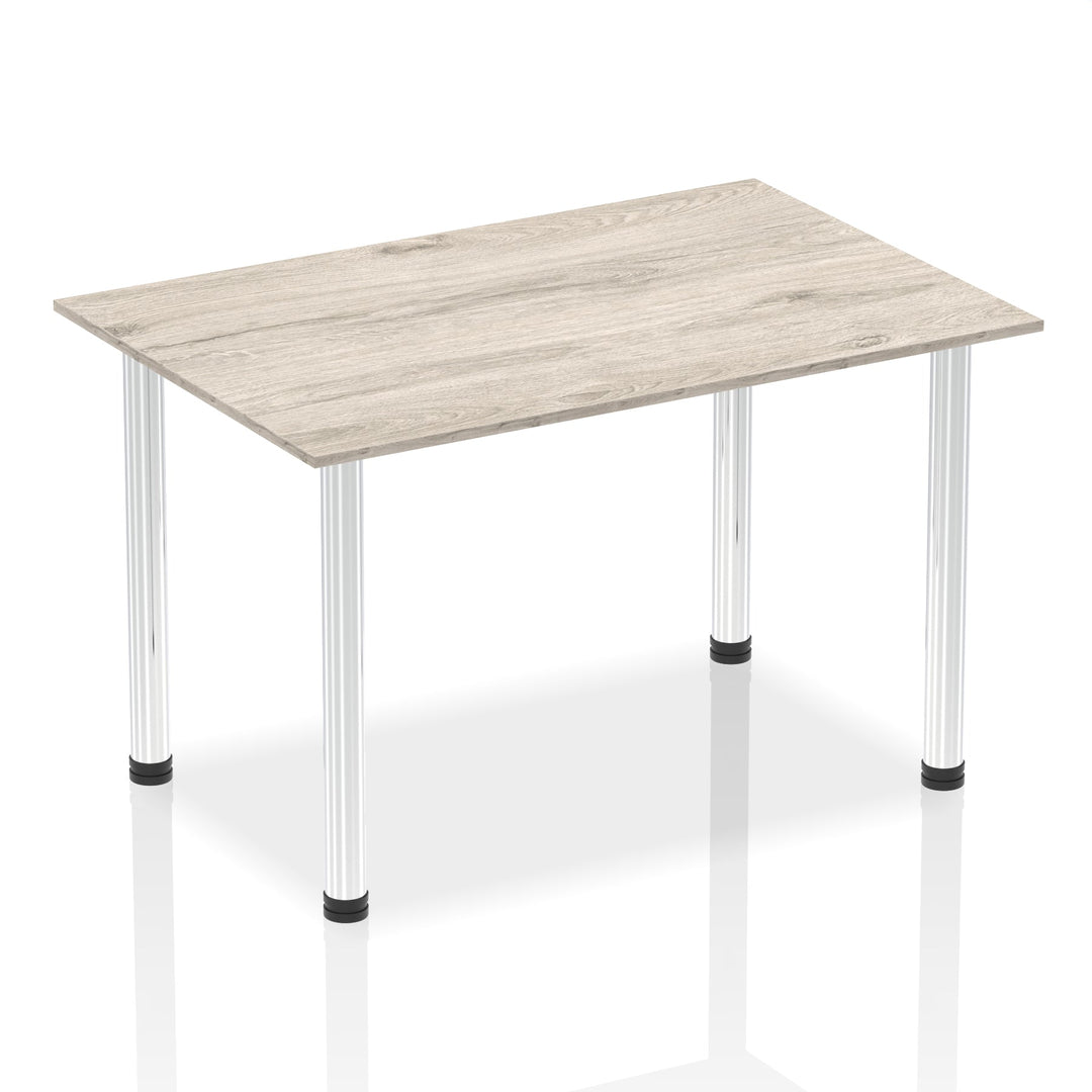 Impulse 1400mm Straight Table With Post Leg