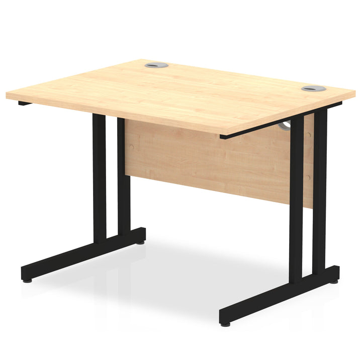 Impulse 1000mm Straight Desk Cantilever Leg