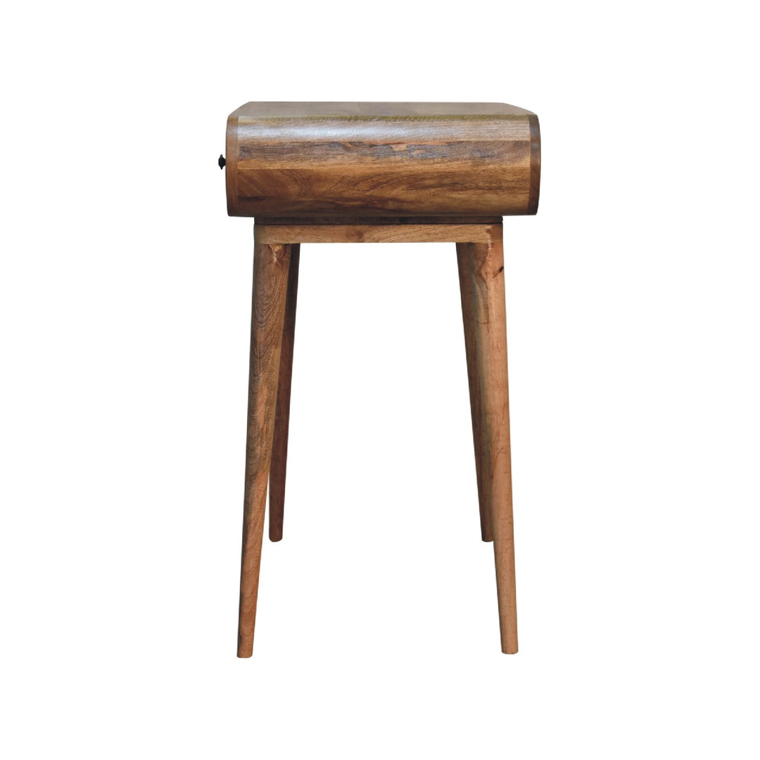 Curved Oak-ish Writing Desk