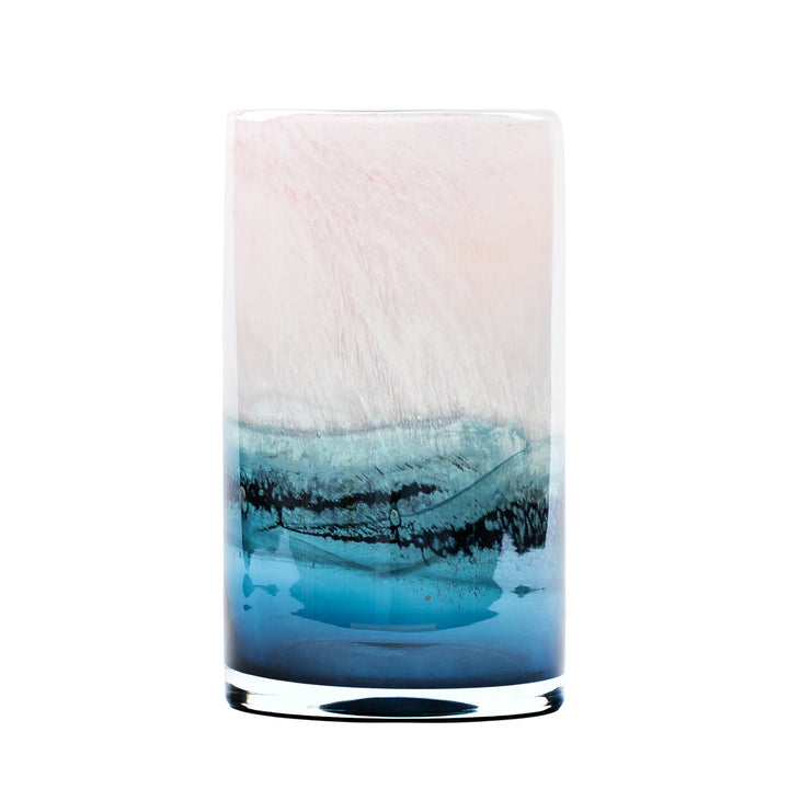 KILI GLASS VASE INDIGO