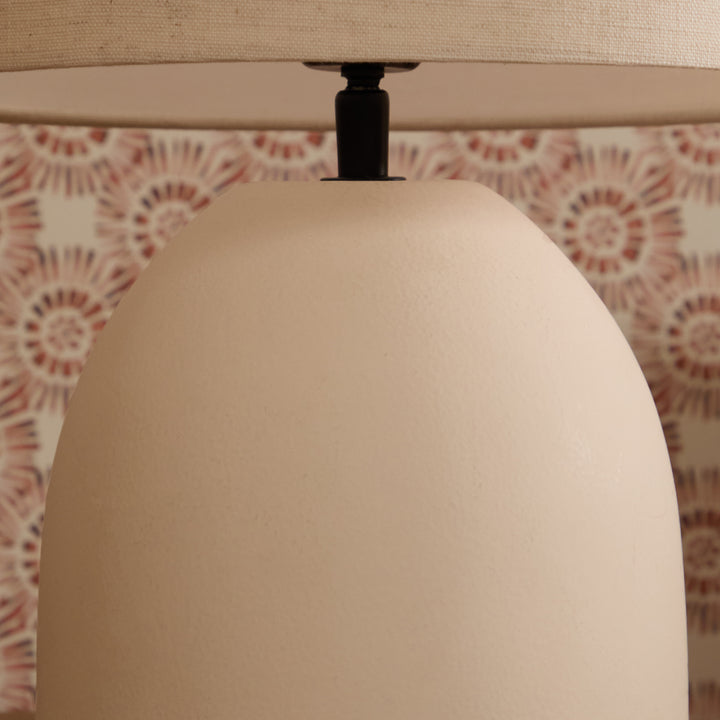 LARISSA TABLE LAMPBASE ECRU